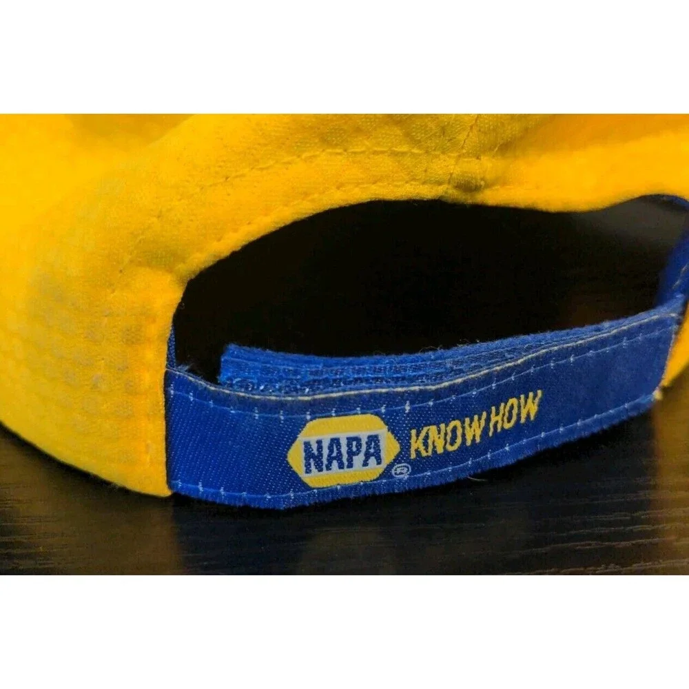 Napa Know How Racing Chase Elliot #9 Blue Yellow Adjustable Strap Hat Cap Unisex